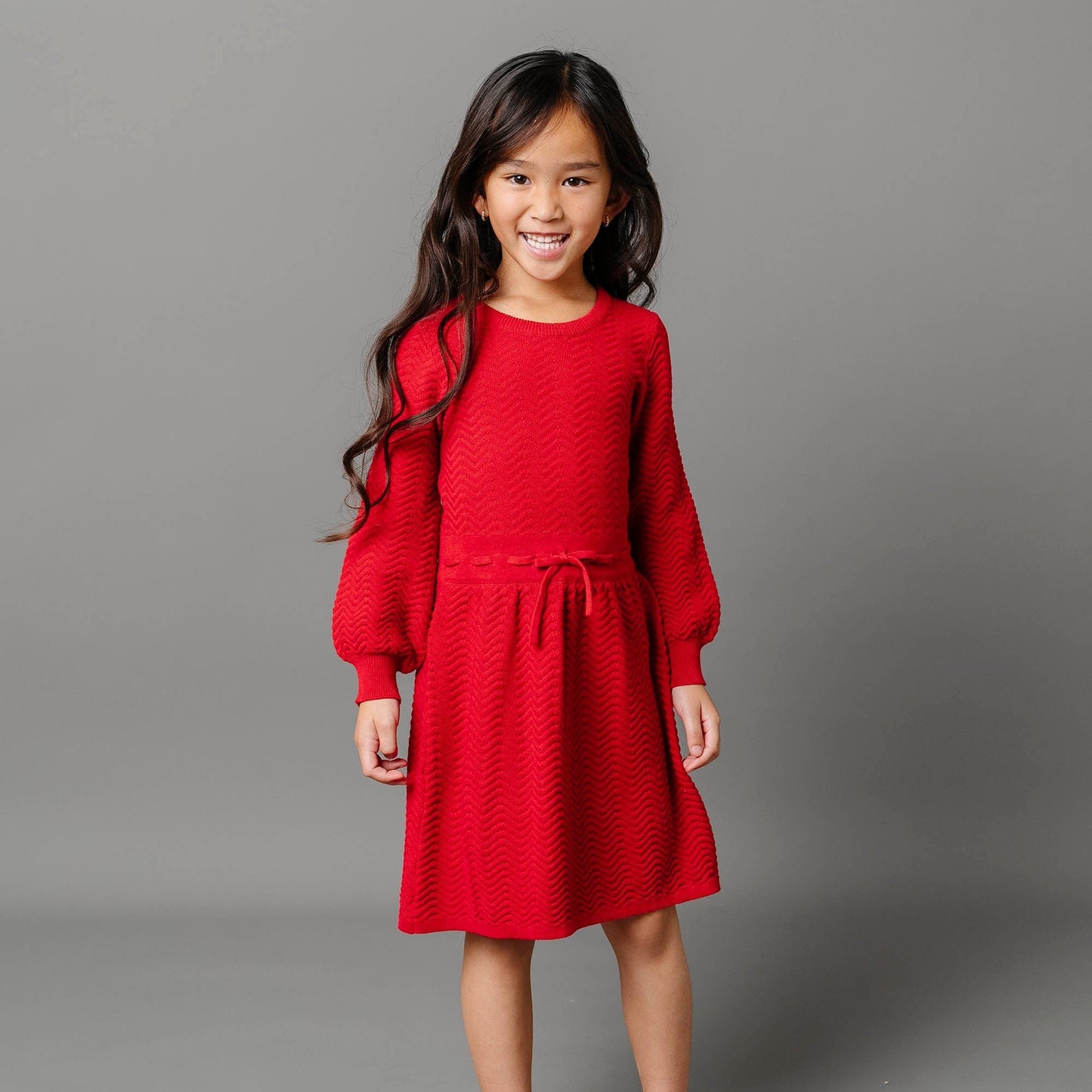 Organic Balloon Sleeve Sweater Dress - Baby - Baby Organic