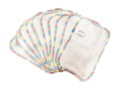 Organic Bamboo Velour Wipes - 10-pack - Baby Organic