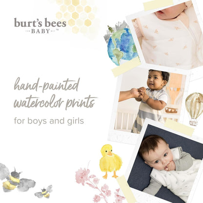 Organic Beekeeper Infant Wearable Blanket, Unisex Swaddle | Cozy 2-Way Zip Sleep Sack Is Available in Lightweight 0.5 TOG or Medium Weight 1.5 TOG Options for a Great Night'S Sleep - Baby Organic