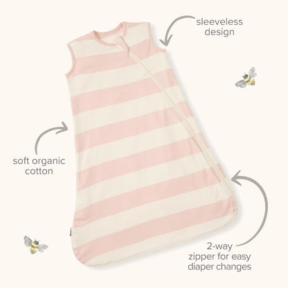 Organic Beekeeper Infant Wearable Blanket, Unisex Swaddle | Cozy 2-Way Zip Sleep Sack Is Available in Lightweight 0.5 TOG or Medium Weight 1.5 TOG Options for a Great Night'S Sleep - Baby Organic