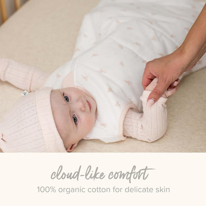 Organic Beekeeper Infant Wearable Blanket, Unisex Swaddle | Cozy 2-Way Zip Sleep Sack Is Available in Lightweight 0.5 TOG or Medium Weight 1.5 TOG Options for a Great Night'S Sleep - Baby Organic