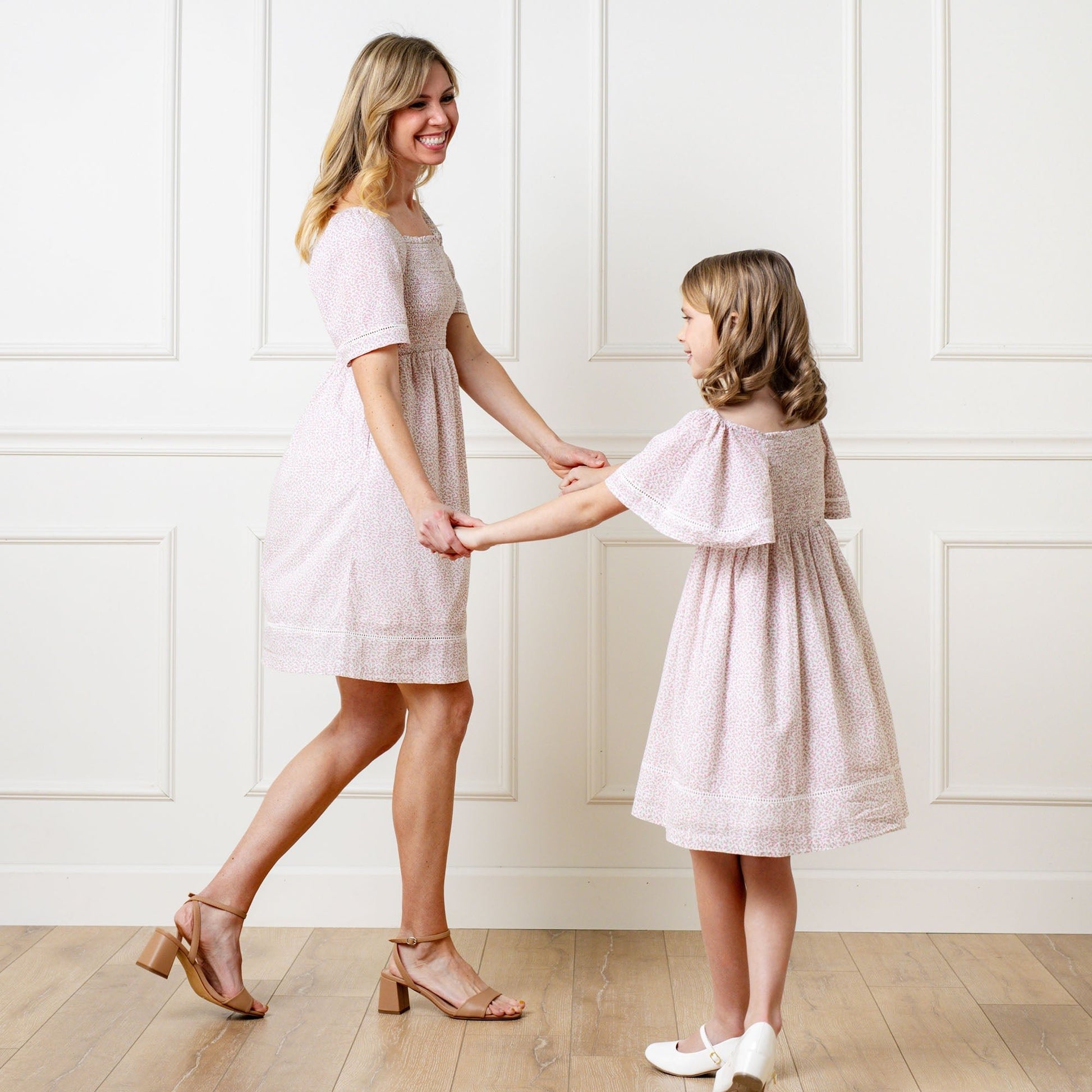 Organic Bell Sleeve Smocked Dress - Baby Organic
