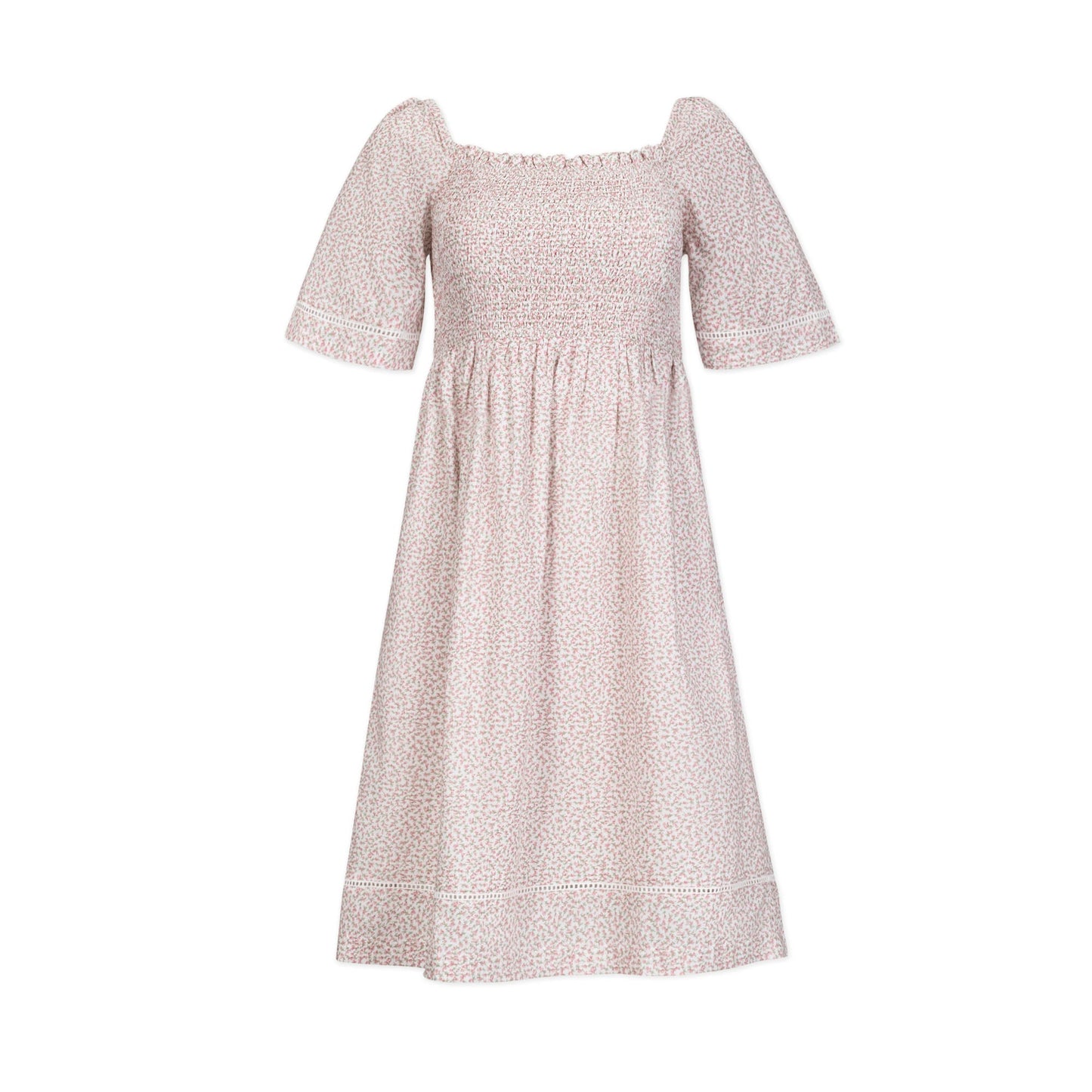 Organic Bell Sleeve Smocked Dress - Baby Organic