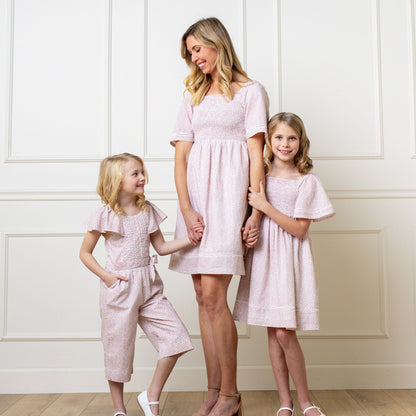 Organic Bell Sleeve Smocked Dress - Baby Organic