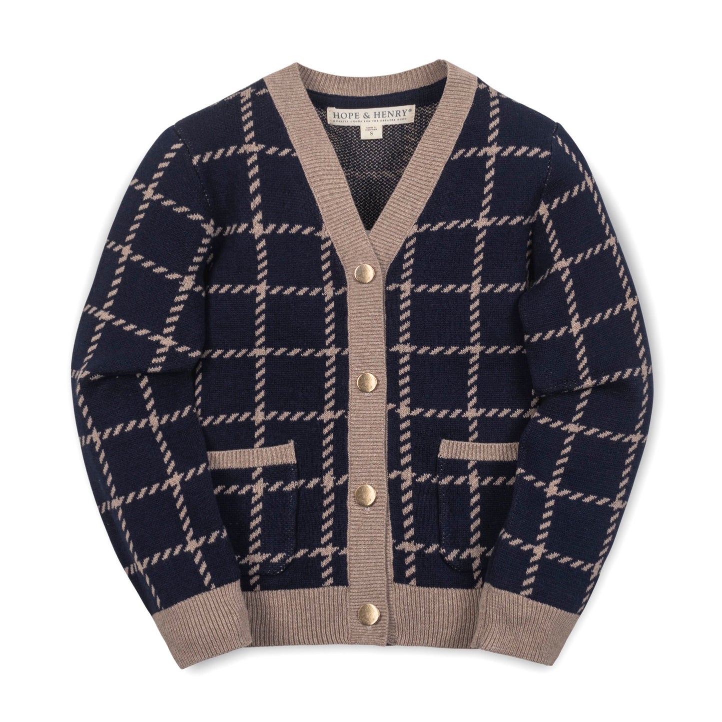 Organic Boyfriend Cardigan soft organic cotton oversized knit cardigan