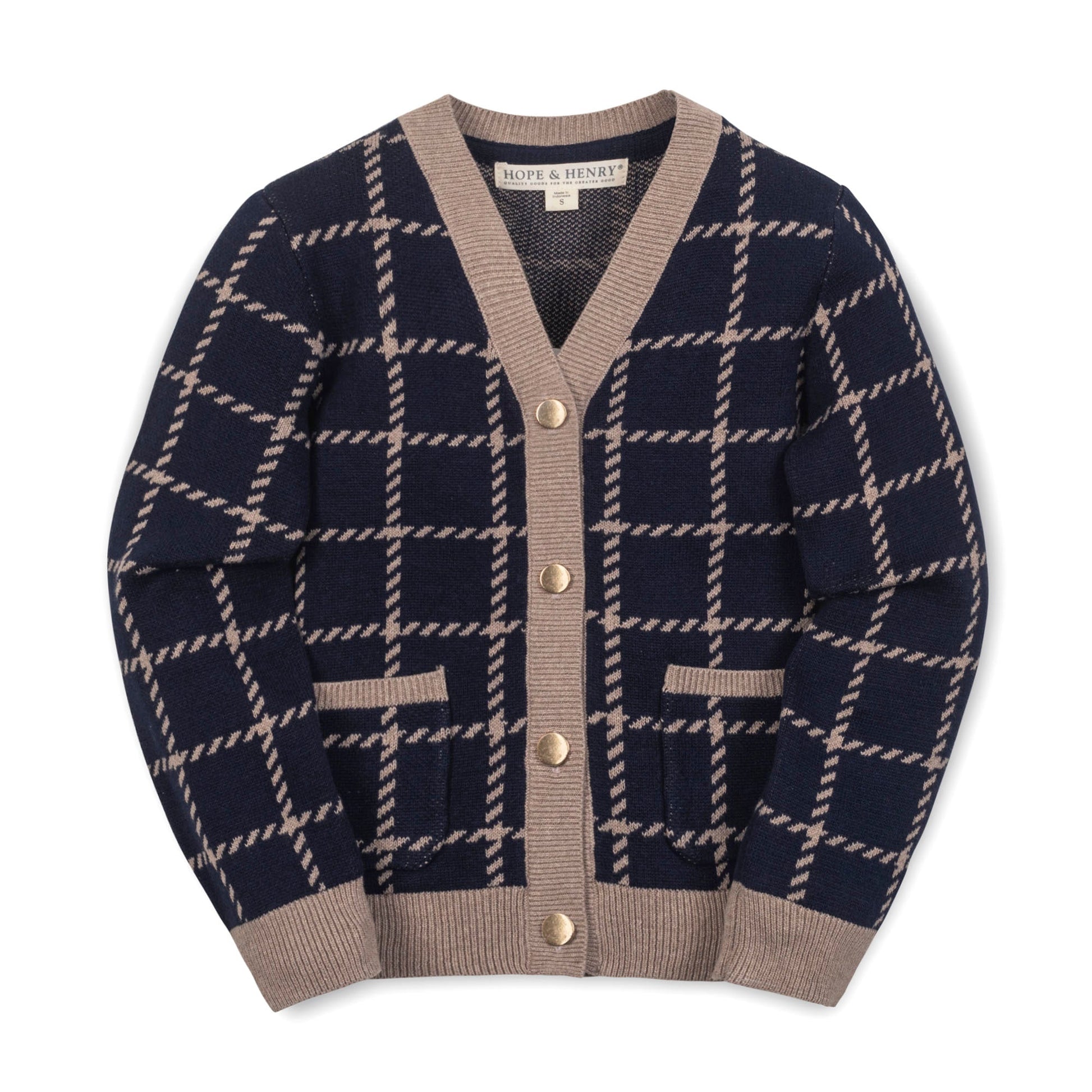 Organic Boyfriend Cardigan soft organic cotton oversized knit cardigan