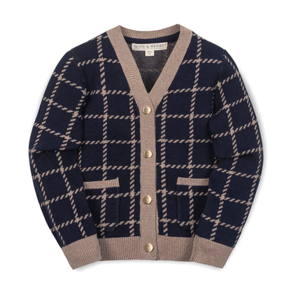 Organic Boyfriend Cardigan soft organic cotton oversized knit cardigan