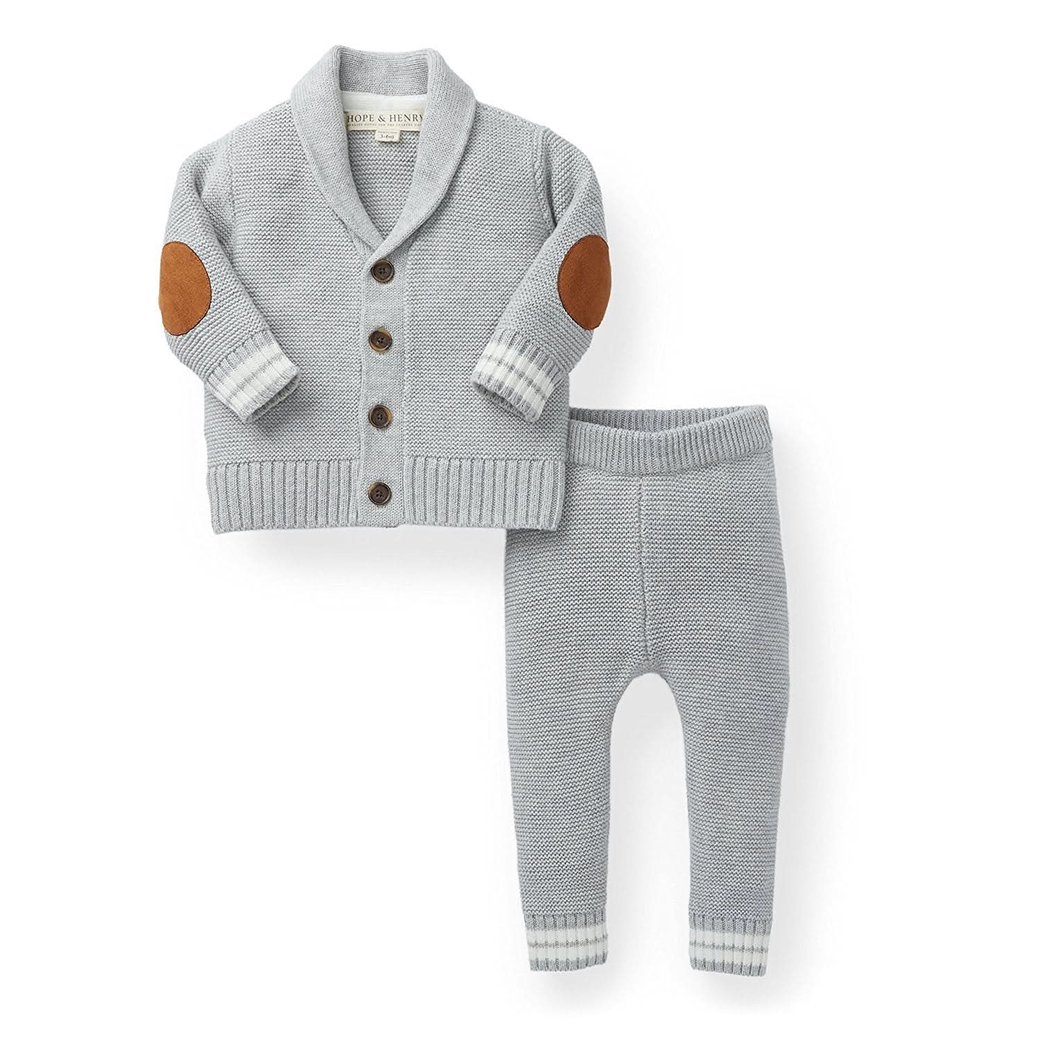 Organic Cardigan and Sweater Legging - Boxed Gift Set - Baby Organic
