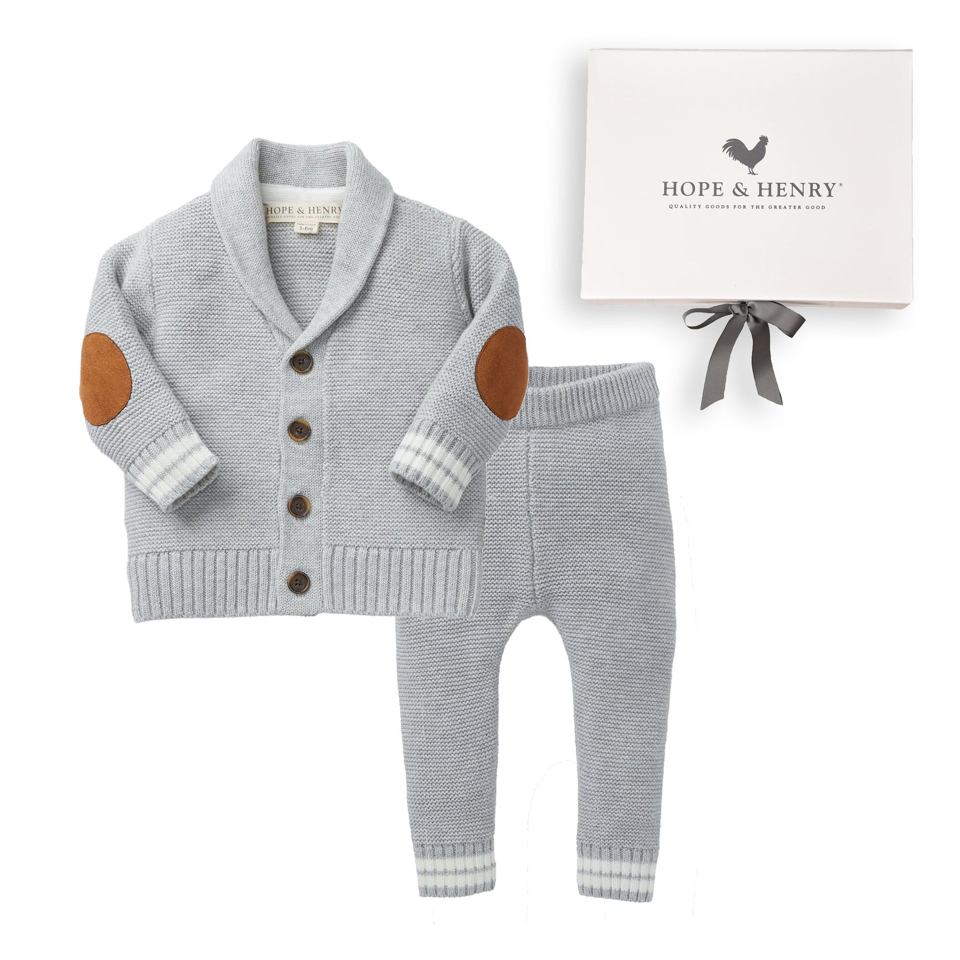 Organic Cardigan and Sweater Legging - Boxed Gift Set - Baby Organic
