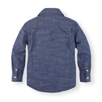 Organic Chambray Button Down Shirt - Baby - Baby Organic