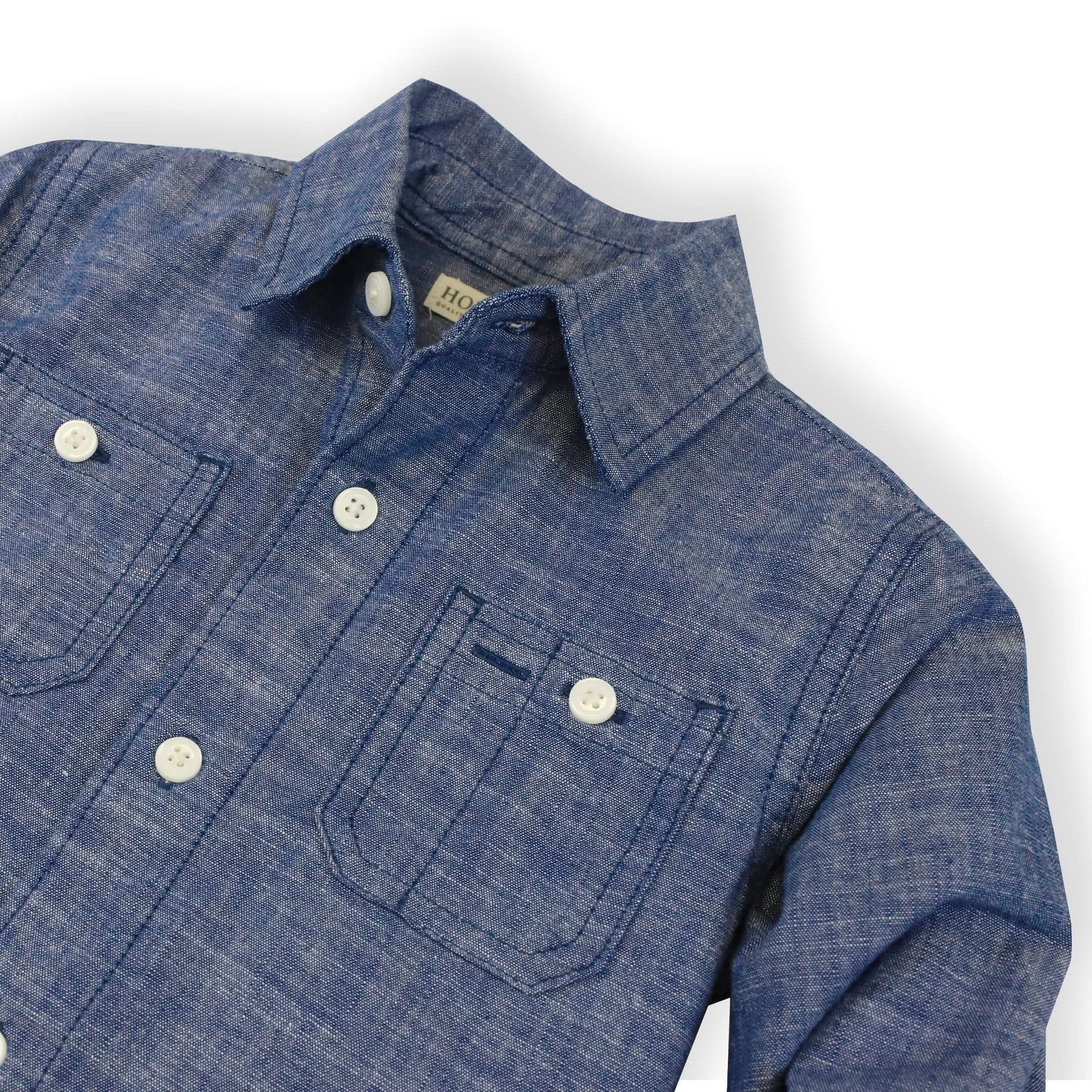 Organic Chambray Button Down Shirt - Baby - Baby Organic