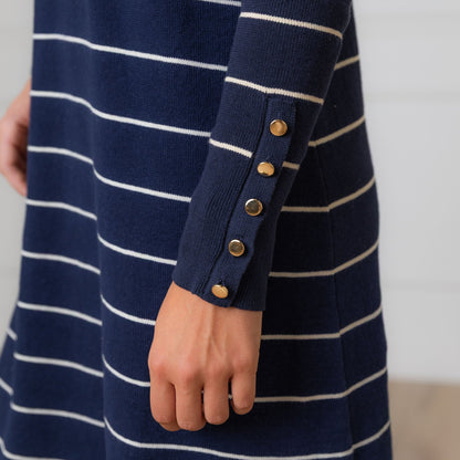 Organic Collared Sweater Dress comfortable organic cotton seasonal dress