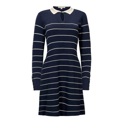 Organic Collared Sweater Dress cozy knit dress for cooler weather