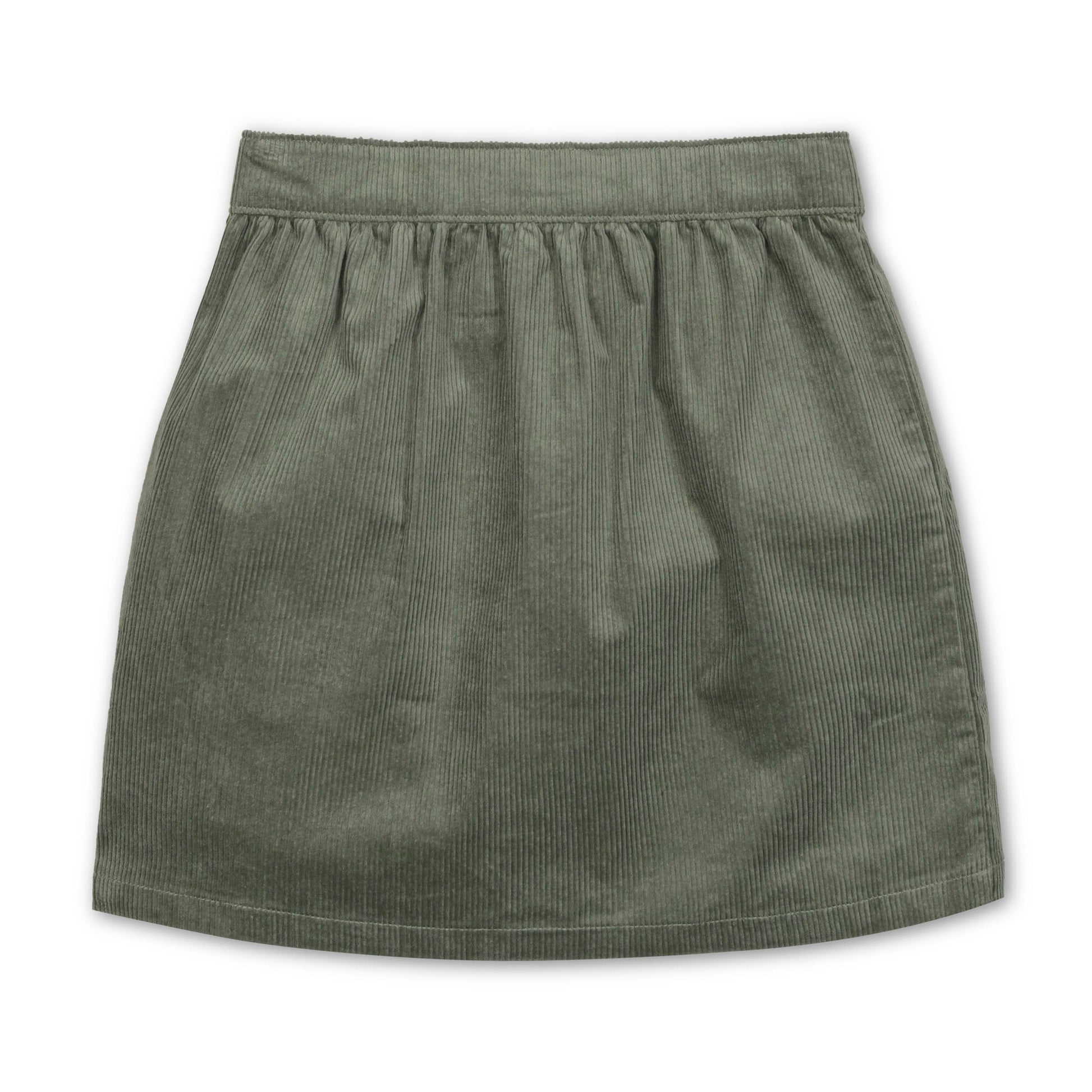 Organic Corduroy Button Front Skirt stylish everyday organic cotton skirt