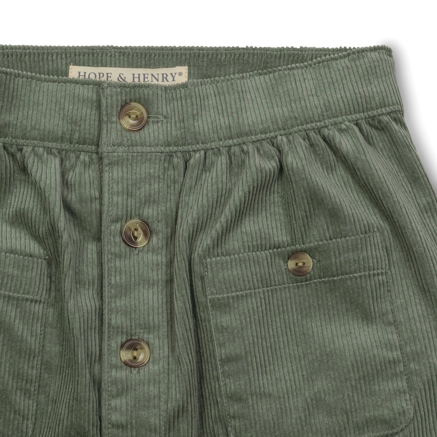 Organic Corduroy Button Front Skirt breathable cotton cord skirt outfit