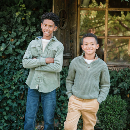 Organic Corduroy Flap Pocket Shirt - Baby Organic