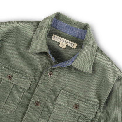 Organic Corduroy Flap Pocket Shirt - Baby Organic