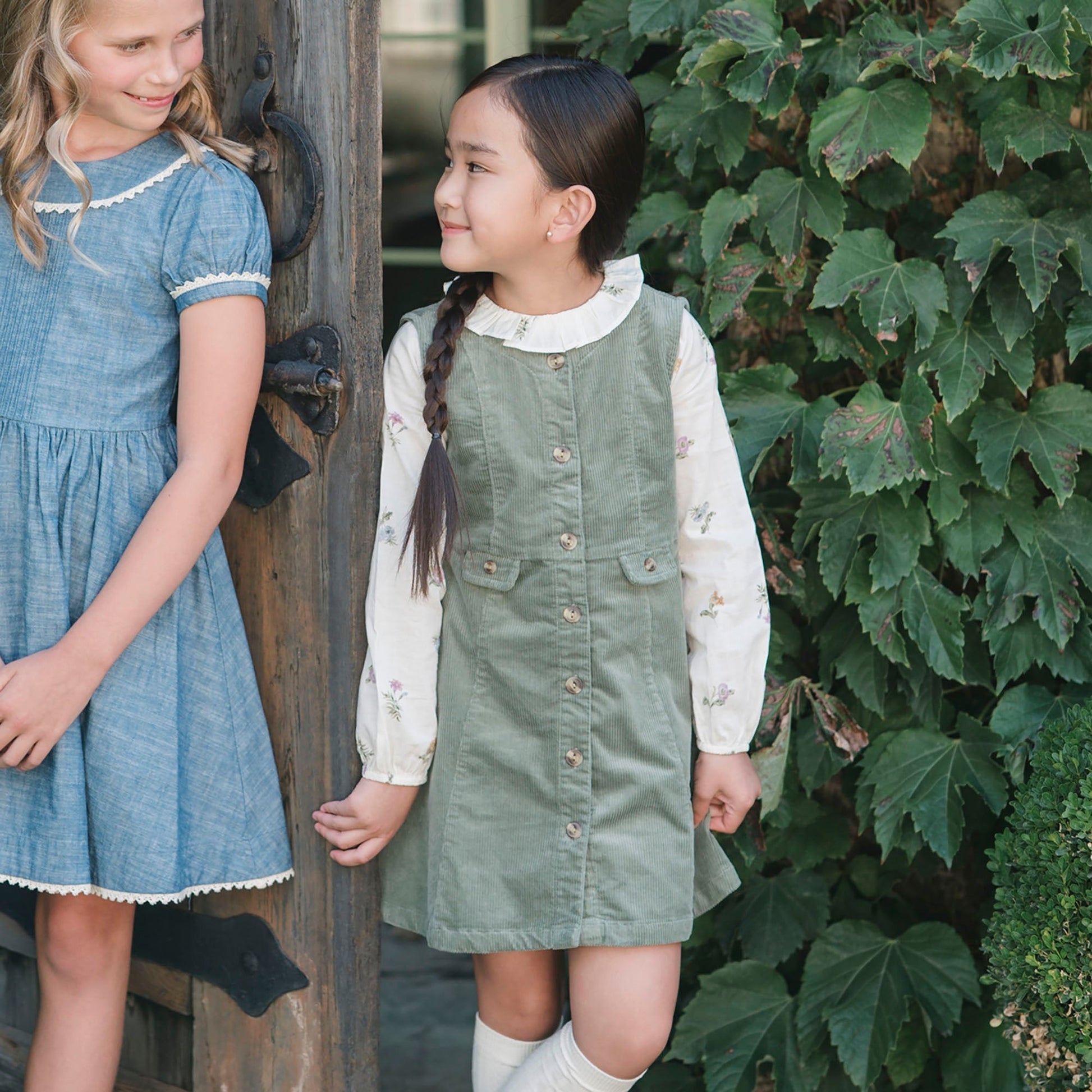Organic Corduroy Jumper classic overall style organic dress design