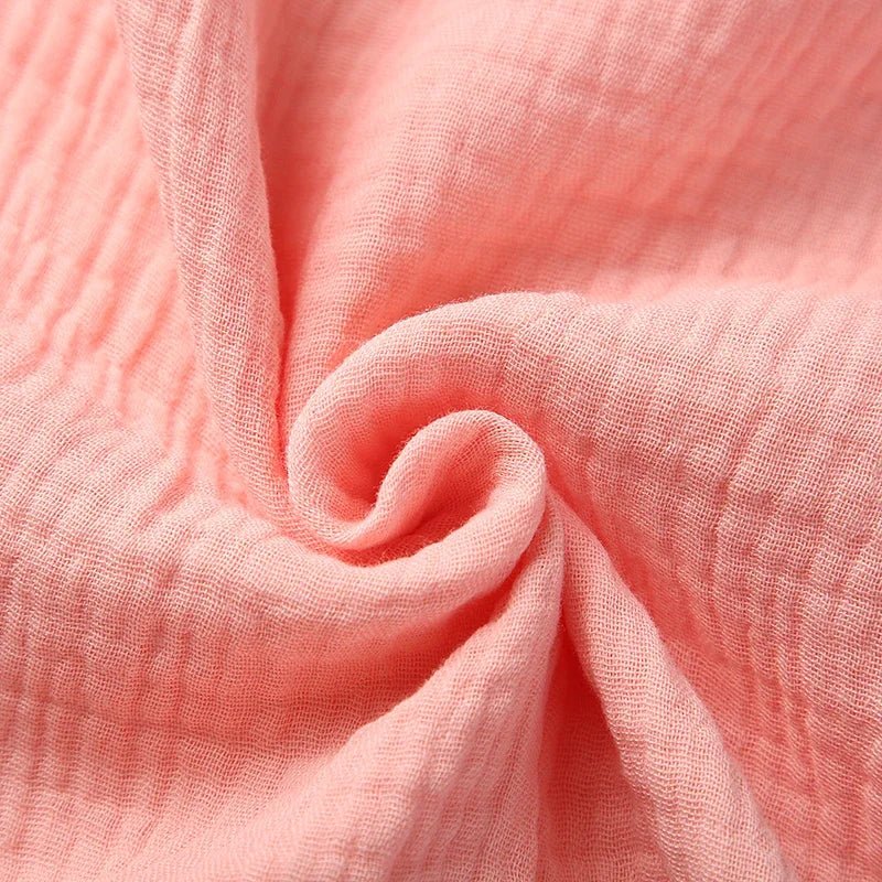 Organic Cotton Baby Blankets Newborn Muslin Swaddle Baby Wrap Gauze Ruffle Blanket Bedding Items Babies Accessories - Baby Organic