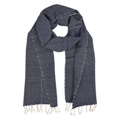 Organic Cotton Diamond Scarf made from soft breathable organic cotton fabric