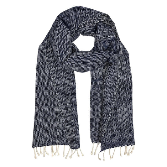 Organic Cotton Diamond Scarf made from soft breathable organic cotton fabric