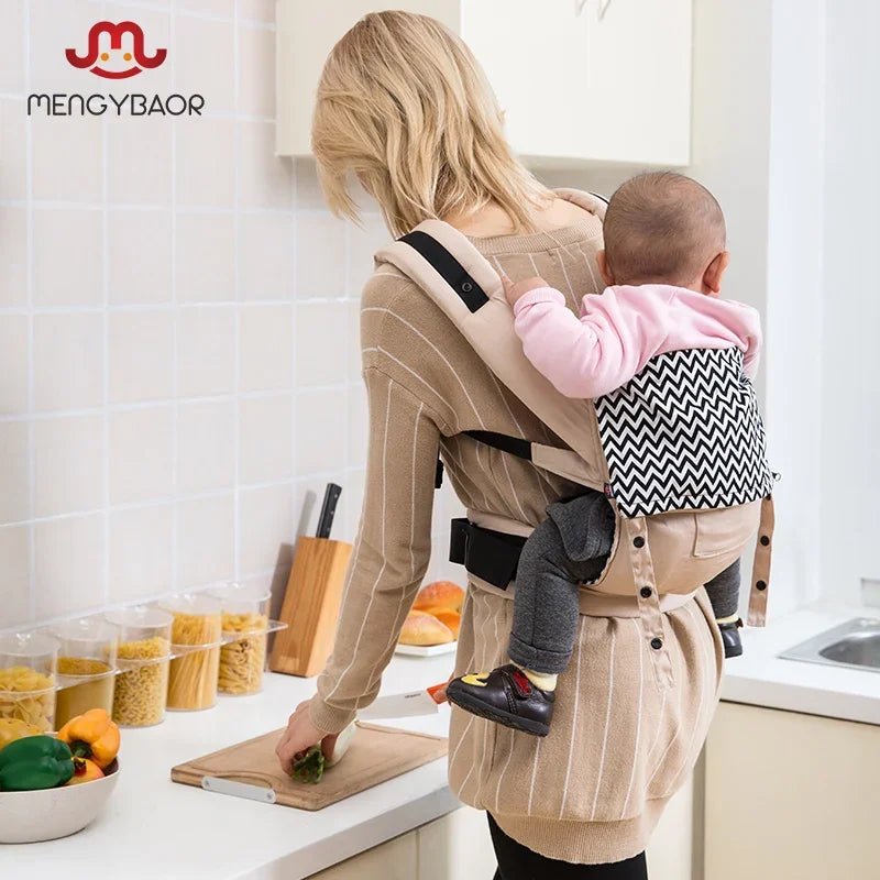Organic Cotton Ergonomic Baby Carrier Backpacks Canguru Baby Kangaroo Newborn Sling Wrap Multifunction Infant Baby Sling Carrier - Baby Organic