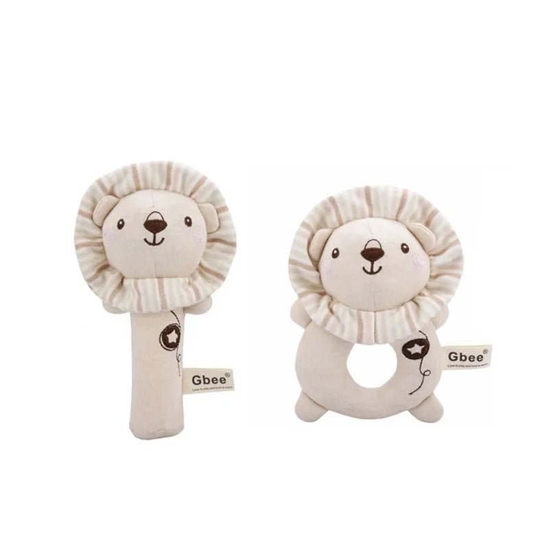 Organic Cotton Hand Rattle Baby Soothing Toy Infant Baby Rattle Toy for Babies - Baby Organic