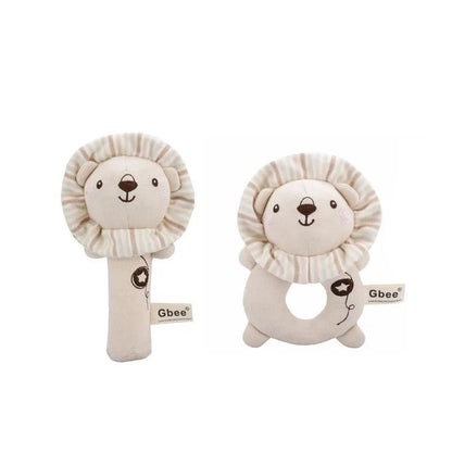Organic Cotton Hand Rattle Baby Soothing Toy Infant Baby Rattle Toy for Babies - Baby Organic