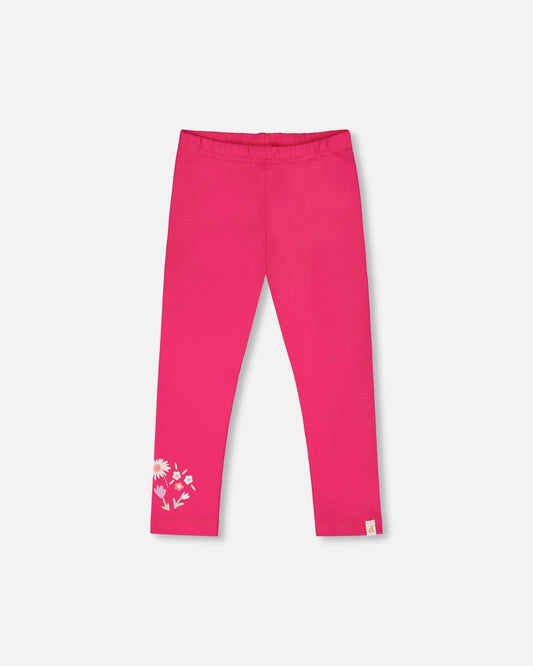 Organic Cotton Jersey Legging Pink - Baby Organic
