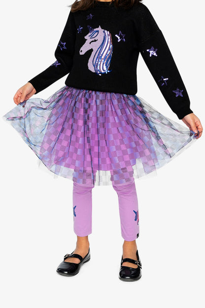 Organic Cotton Jersey Leggings Violet - Baby Organic