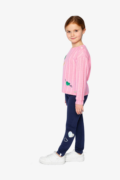 Organic Cotton Leggings Dark Blue - Baby Organic