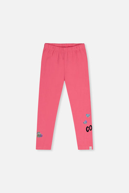 Organic Cotton Leggings Pink - Baby Organic