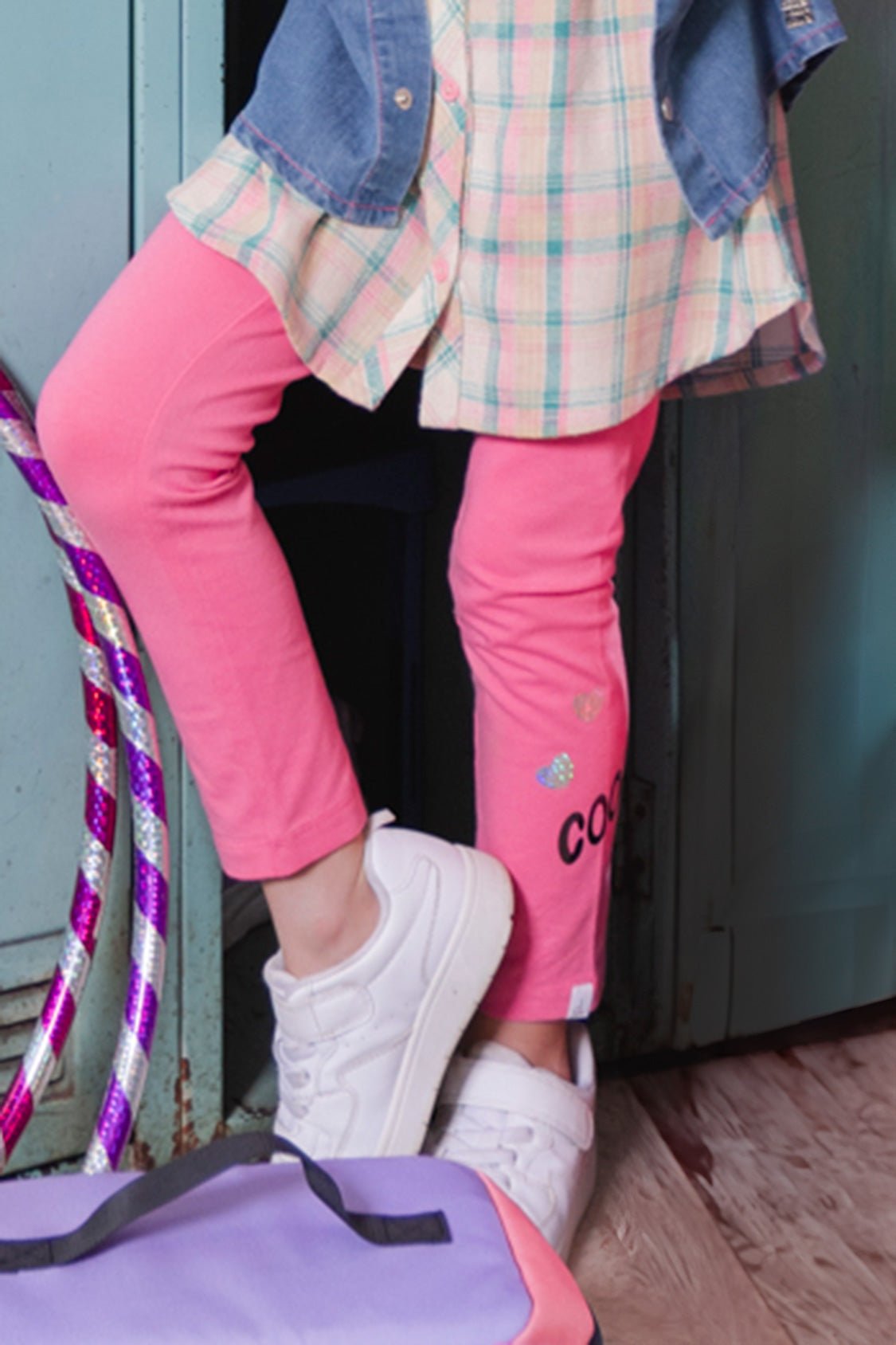 Organic Cotton Leggings Pink - Baby Organic