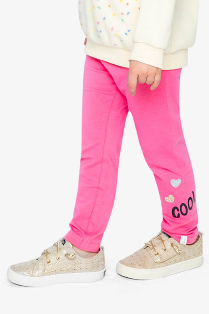 Organic Cotton Leggings Pink - Baby Organic