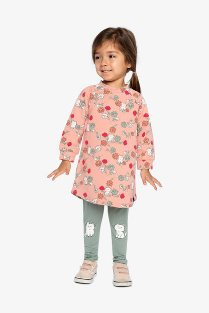 Organic Cotton Leggings Sage Green - Baby Organic