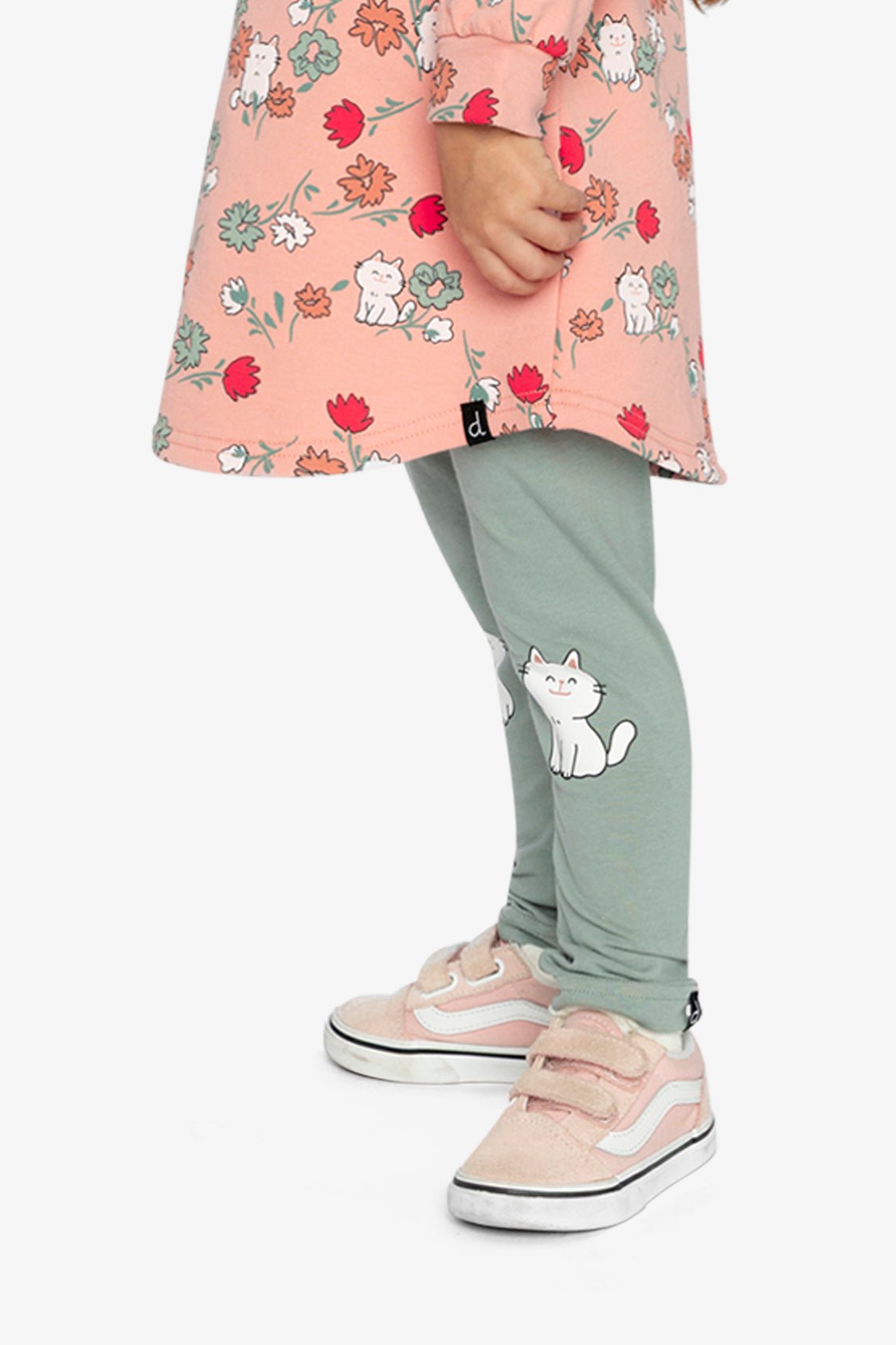 Organic Cotton Leggings Sage Green - Baby Organic