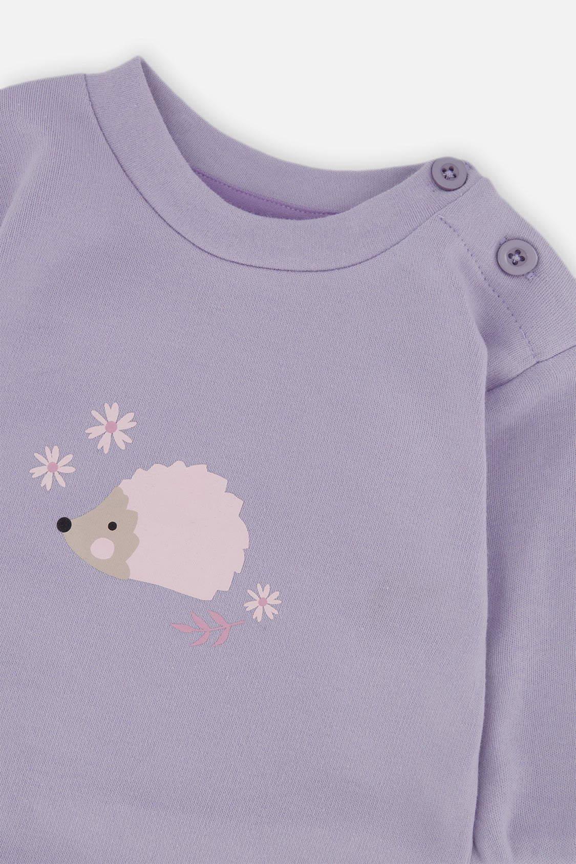 Organic Cotton Pants And Top Set Violet - Baby Organic