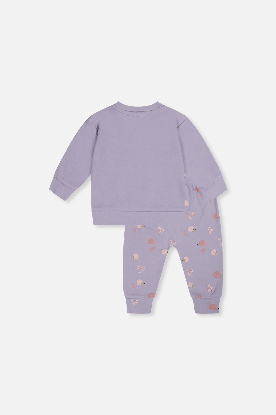 Organic Cotton Pants And Top Set Violet - Baby Organic