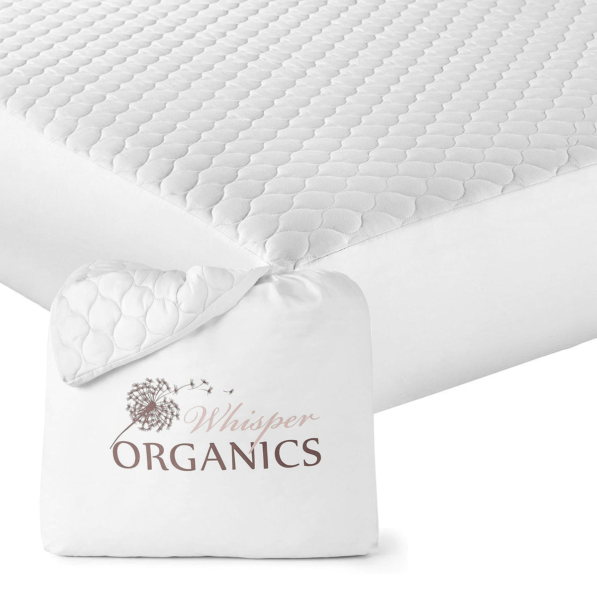 Organic Cotton Quilted Mattress Pad Protector - Baby Organic