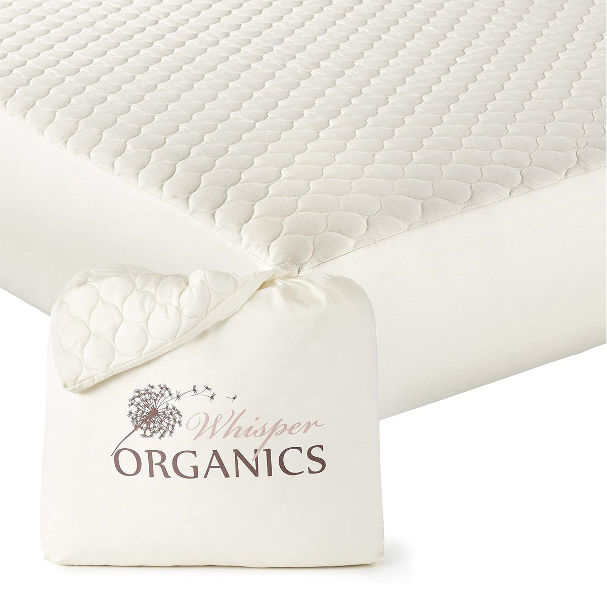 Organic Cotton Quilted Mattress Pad Protector - Baby Organic