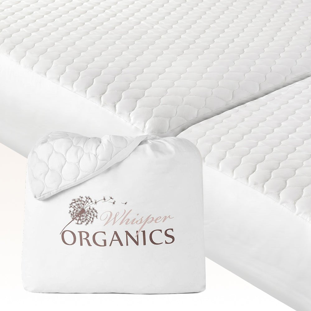 Organic Cotton Quilted Mattress Pad Protector - Baby Organic