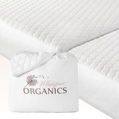 Organic Cotton Quilted Mattress Pad Protector - Baby Organic