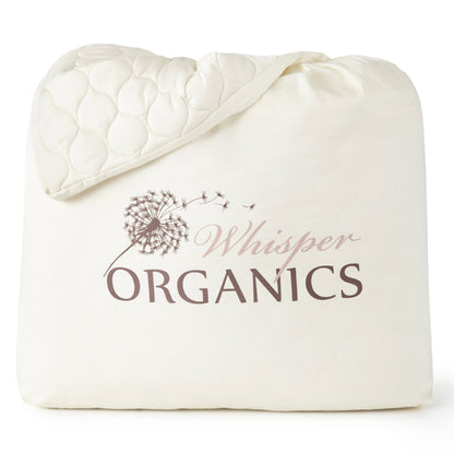 Organic Cotton Quilted Mattress Pad Protector - Baby Organic