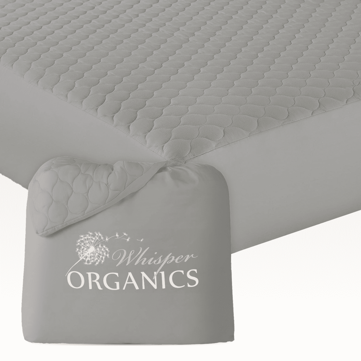 Organic Cotton Quilted Mattress Pad Protector - Baby Organic
