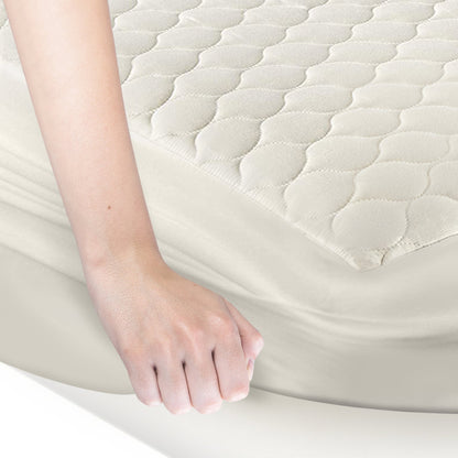 Organic Cotton Quilted Mattress Pad Protector - Baby Organic