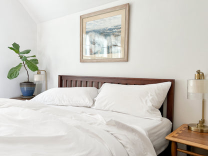 Organic Percale Bed Sheets Set