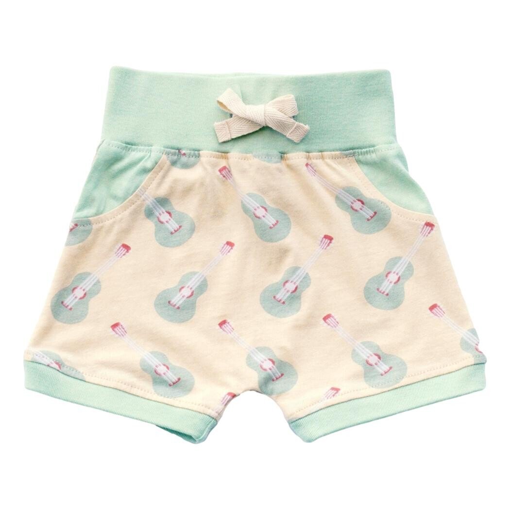 Organic Cotton Shorts - Ukulele - Baby Organic
