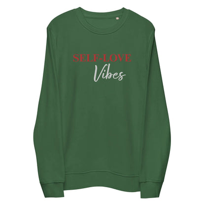 Organic Cotton Sweatshirt - Self Love Sweatshirt – Eco-Friendly Organic Cotton - EMBROIDERY - Baby Organic