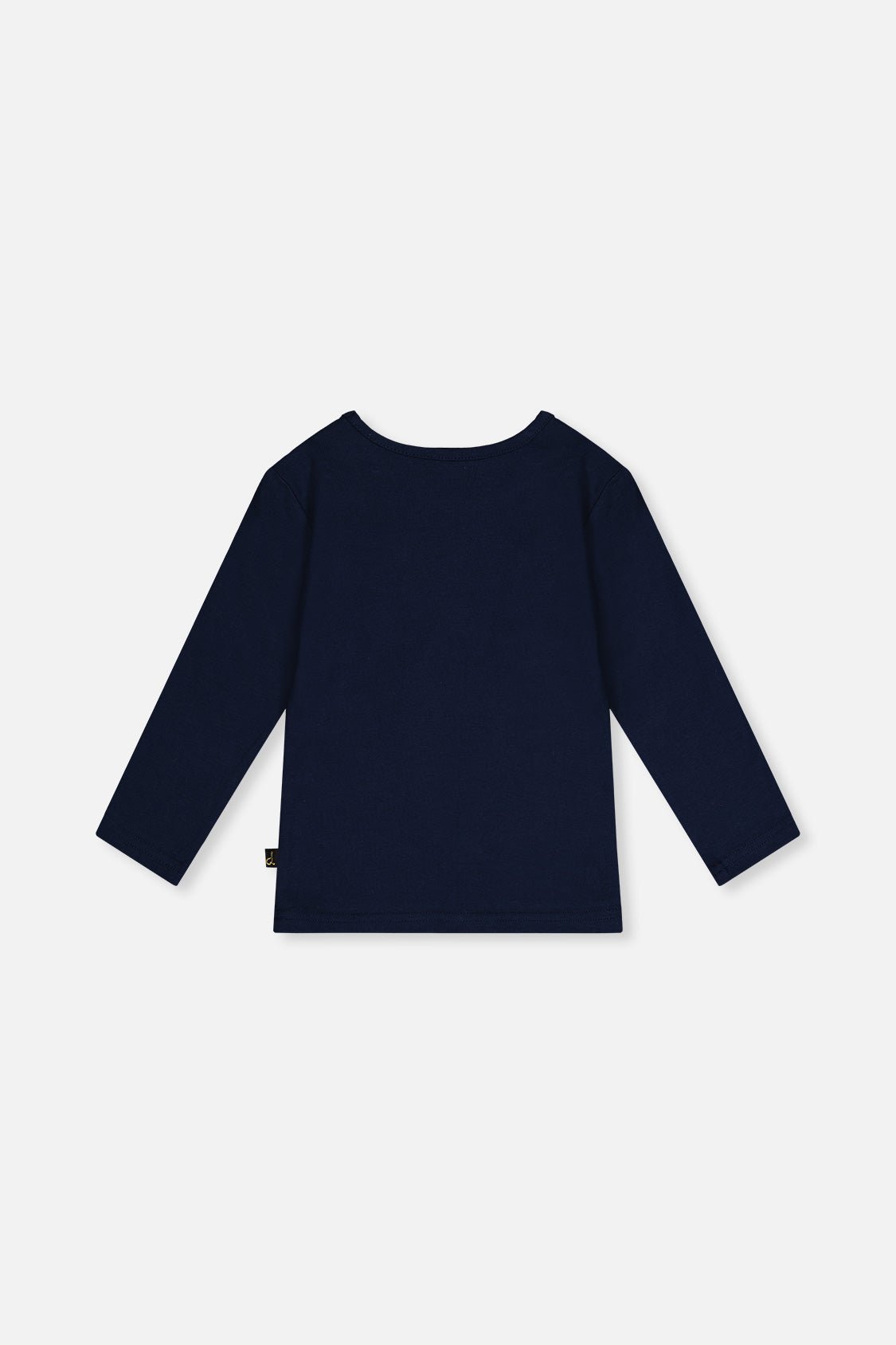 Organic Cotton T-Shirt Royal Blue And Pink - Baby Organic