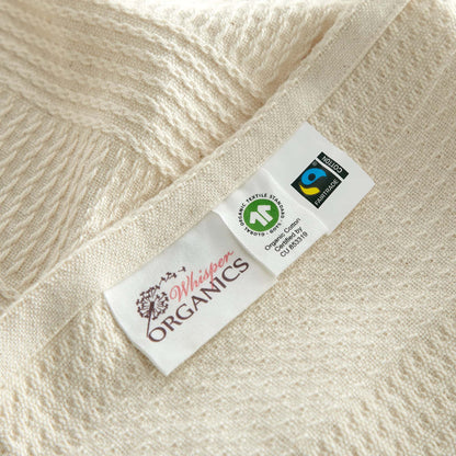 Organic Cotton Throw with Tassels - Baby Organic